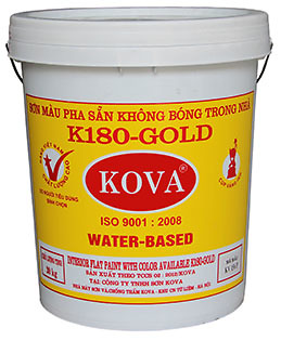 Sơn màu pha sẵn trong nhà K180-Gold